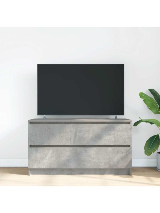 Tv skříňka betonově šedá 100x35x54 cm kompozitní dřevo