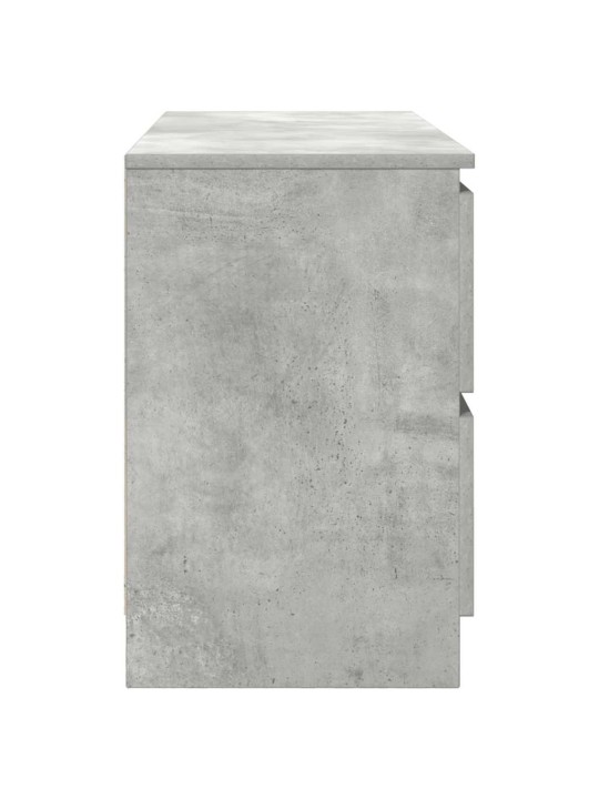 Tv skříňka betonově šedá 100x35x54 cm kompozitní dřevo