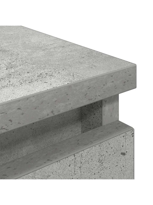 Tv skříňka betonově šedá 100x35x54 cm kompozitní dřevo