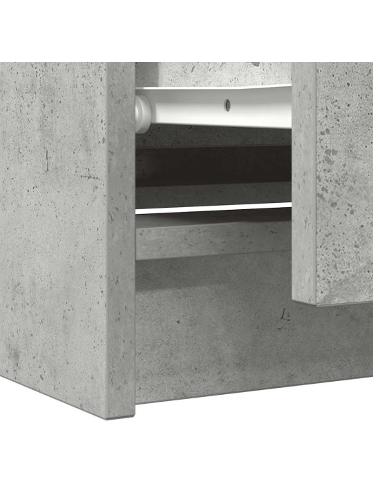 Tv skříňka betonově šedá 100x35x54 cm kompozitní dřevo