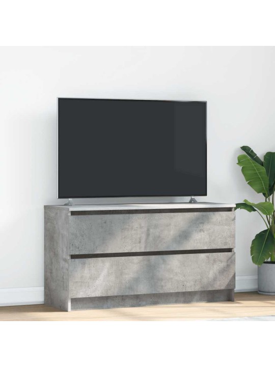 Tv skříňka betonově šedá 100x35x54 cm kompozitní dřevo