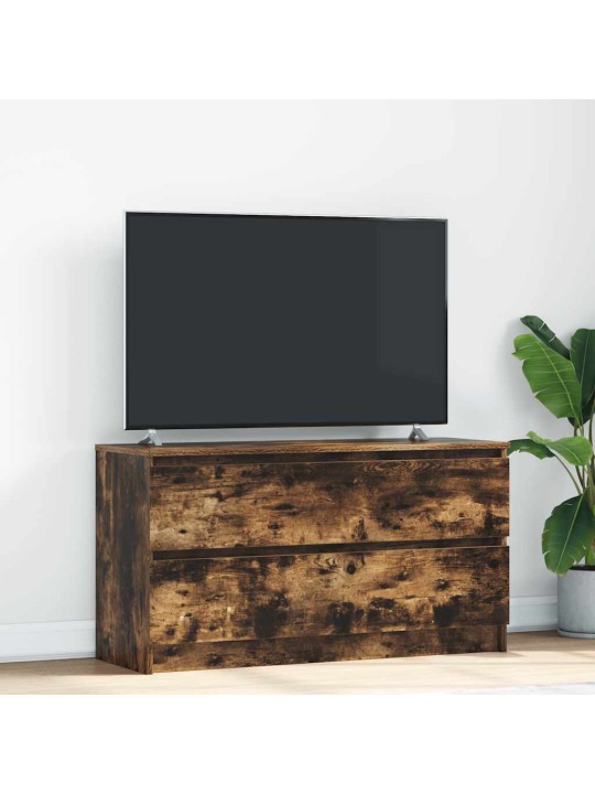 Tv skříňka kouřový dub 100x35x54 cm kompozitní dřevo
