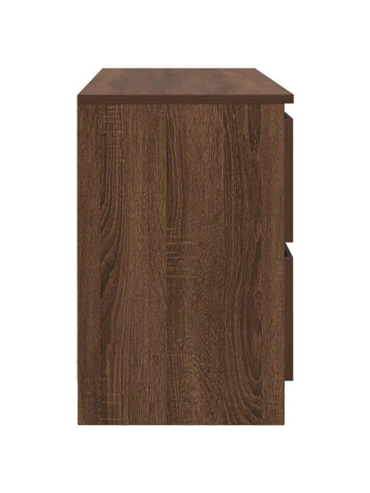 Tv skříňka hnědý dub 100x35x54 cm kompozitní dřevo
