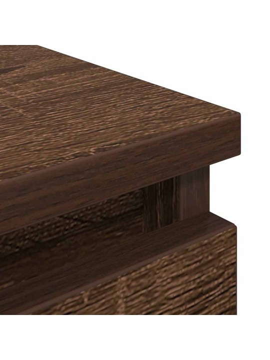 Tv skříňka hnědý dub 100x35x54 cm kompozitní dřevo