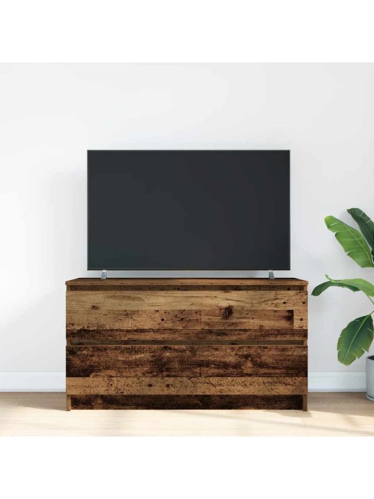 Tv stolek old wood 100x35x54 cm kompozitní dřevo