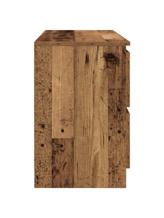 Tv stolek old wood 100x35x54 cm kompozitní dřevo
