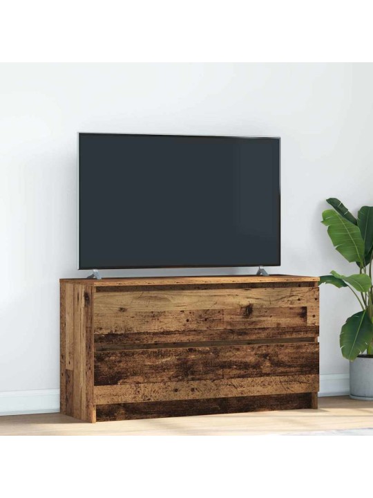 Tv stolek old wood 100x35x54 cm kompozitní dřevo