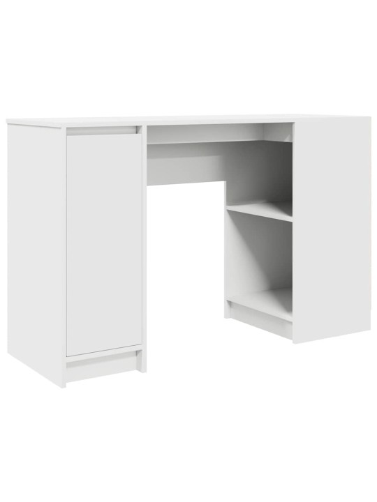 Psací stůl bílý 120x42x76 cm kompozitní dřevo