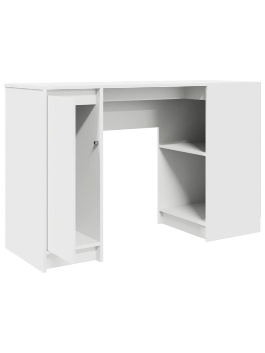 Psací stůl bílý 120x42x76 cm kompozitní dřevo