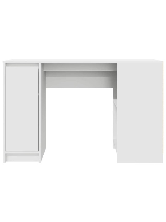 Psací stůl bílý 120x42x76 cm kompozitní dřevo