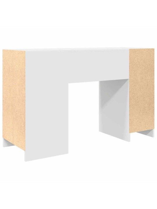 Psací stůl bílý 120x42x76 cm kompozitní dřevo