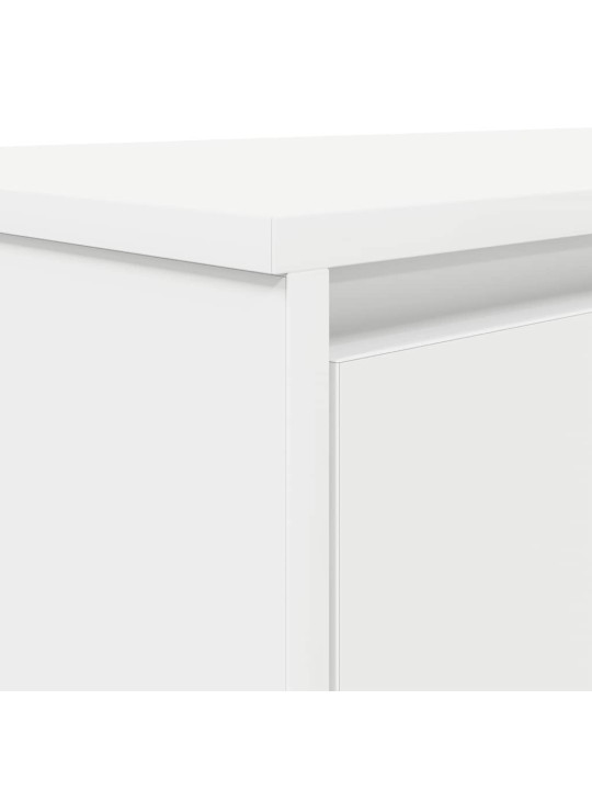 Psací stůl bílý 120x42x76 cm kompozitní dřevo