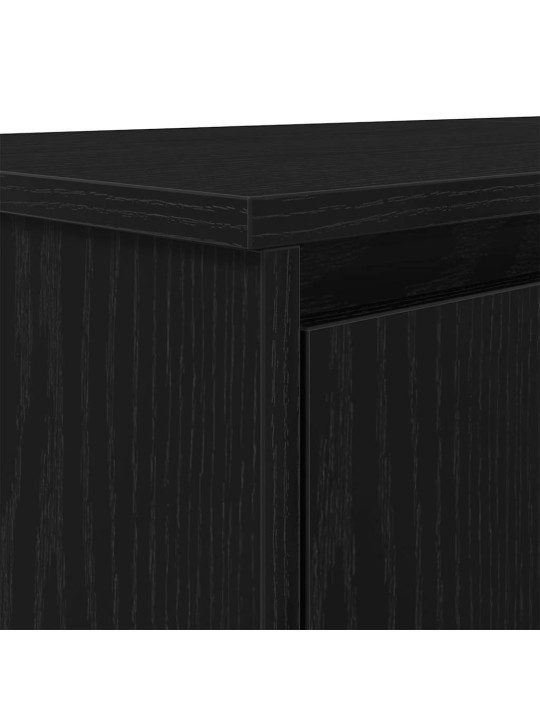 Psací stůl černý dub 120x42x76 cm dřevěné konstrukce