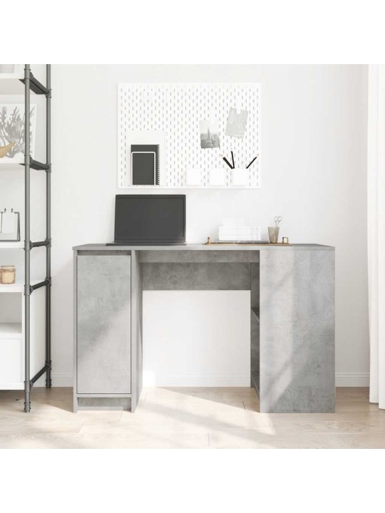 Psací stůl betonově šedý 120x42x76 cm kompozitní dřevo