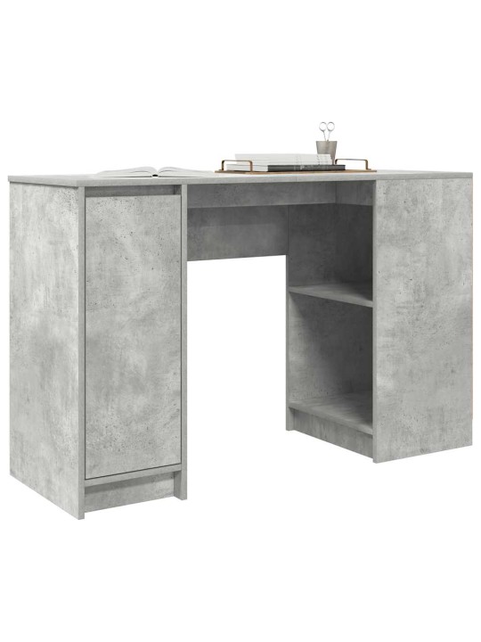 Psací stůl betonově šedý 120x42x76 cm kompozitní dřevo