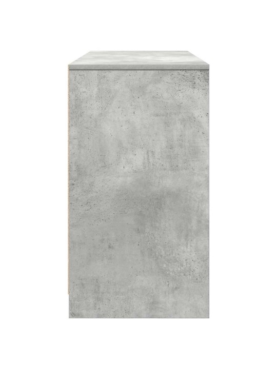 Psací stůl betonově šedý 120x42x76 cm kompozitní dřevo