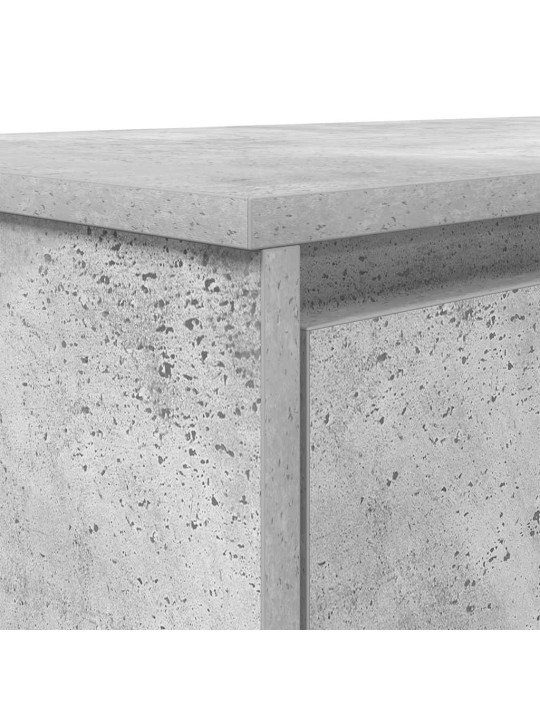 Psací stůl betonově šedý 120x42x76 cm kompozitní dřevo