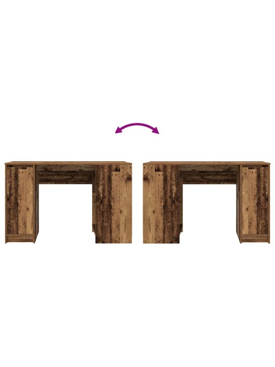 Psací stůl old wood 120x42x76 cm kompozitní dřevo