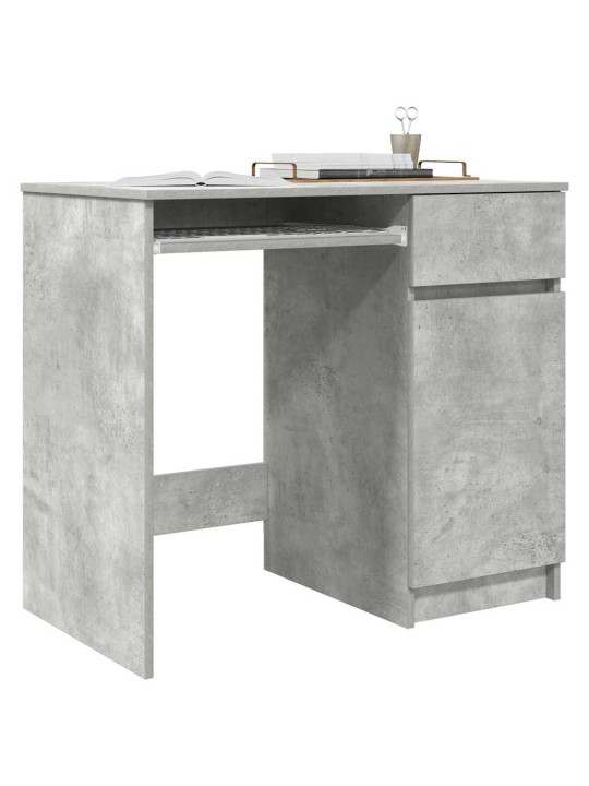 Psací stůl betonově šedý 86x49x76 cm kompozitní dřevo