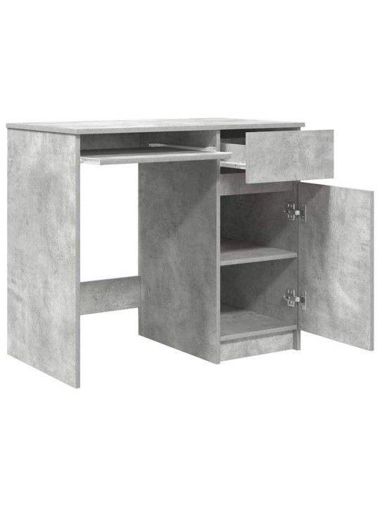 Psací stůl betonově šedý 86x49x76 cm kompozitní dřevo