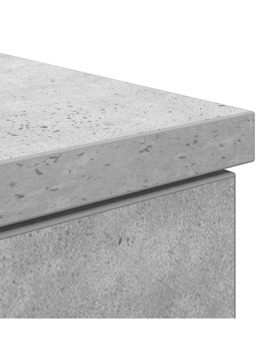 Psací stůl betonově šedý 86x49x76 cm kompozitní dřevo