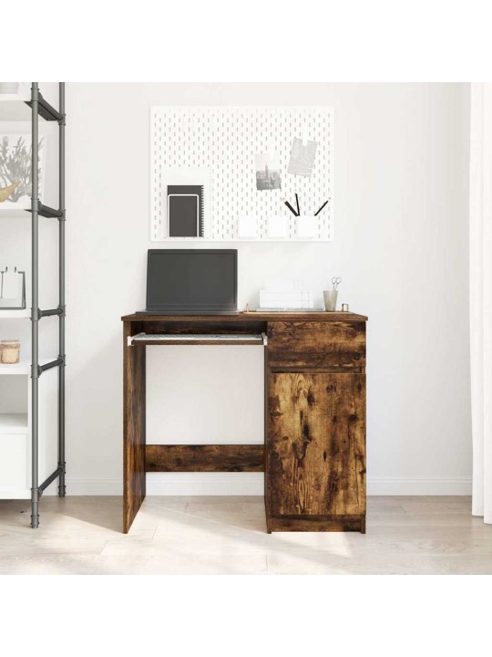 Psací stůl kouřový dub 86x49x76 cm kompozitní dřevo