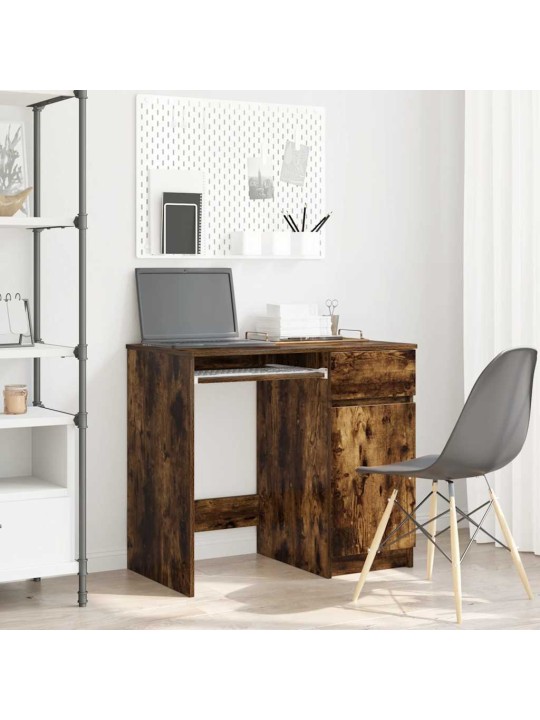 Psací stůl kouřový dub 86x49x76 cm kompozitní dřevo