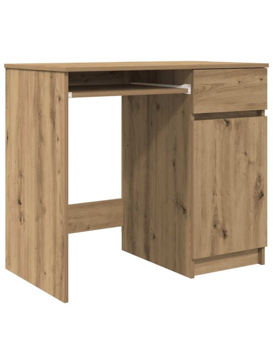 Psací stůl dub artisan 86x49x76 cm kompozitní dřevo