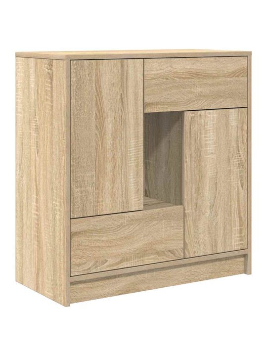 Příborník se zásuvkami a dvířky dub sonoma 70,5x34x74,5 cm