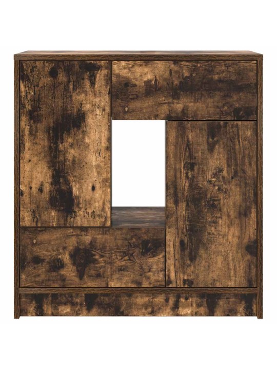 Příborník se zásuvkami a dvířky kouřový dub 70,5x34x74,5 cm