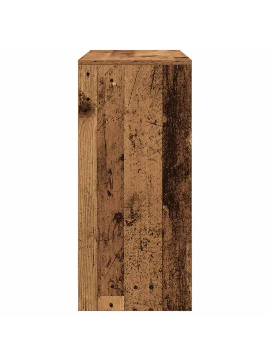 Příborník se zásuvkami a dvířky staré dřevo 70,5x34x74,5 cm