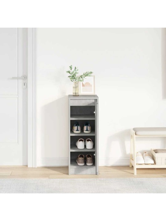 Botník betonově šedý 29,5x34x76 cm kompozitní dřevo