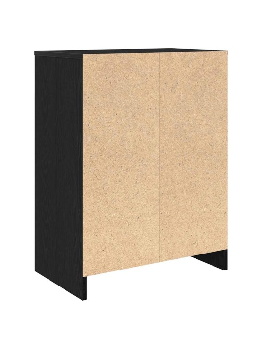 Botník černý dub 57x34x76 cm dřevěné konstrukce