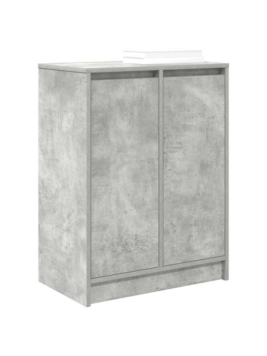 Botník betonově šedý 57x34x76 cm kompozitní dřevo