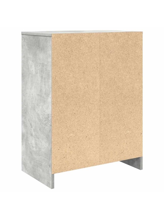 Botník betonově šedý 57x34x76 cm kompozitní dřevo