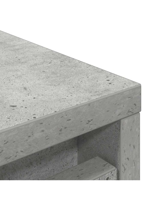 Botník betonově šedý 57x34x76 cm kompozitní dřevo