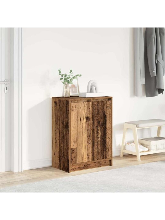 Botník staré dřevo 57x34x76 cm kompozitní dřevo