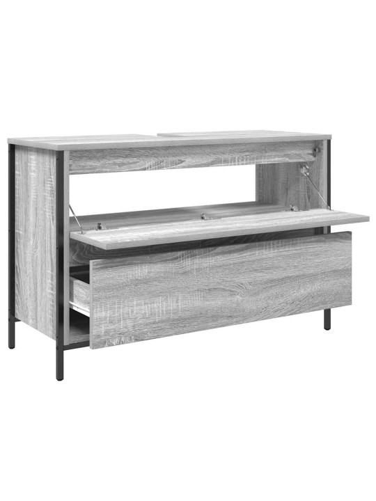 Koupelnová skříňka s umyvadlem a zásuvkami grey sonoma