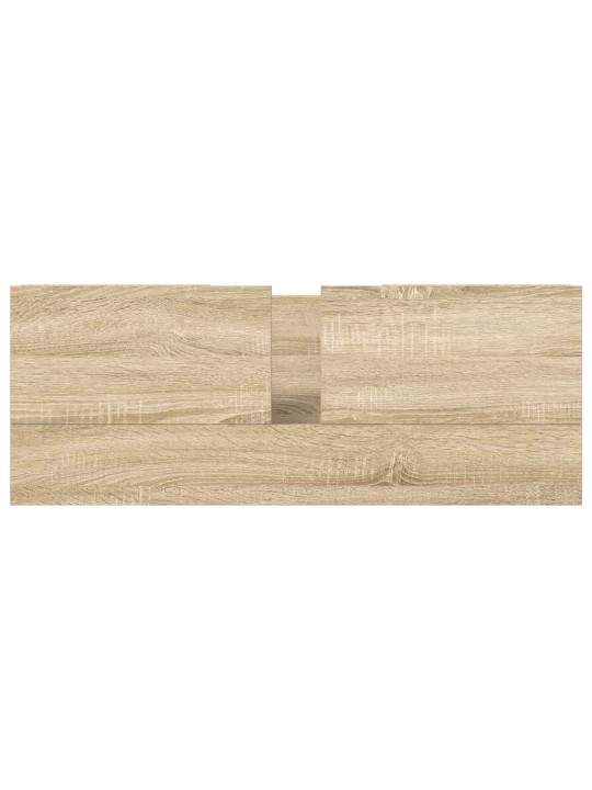 Skříňka s umyvadlem a zásuvkami sonoma dub 90x34,5x60 cm
