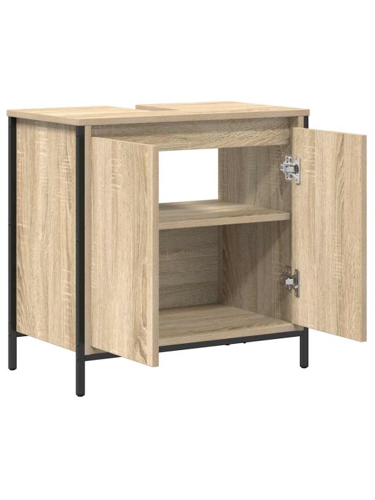 Koupelnová skříňka s umyvadlem dub sonoma 60x34,5x60 cm