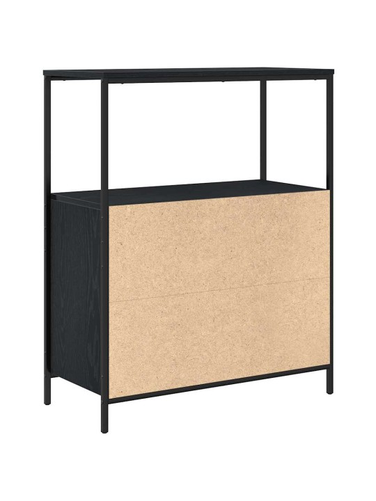 Koupelnová skříňka s policemi černý dub 76,5x35x95 cm