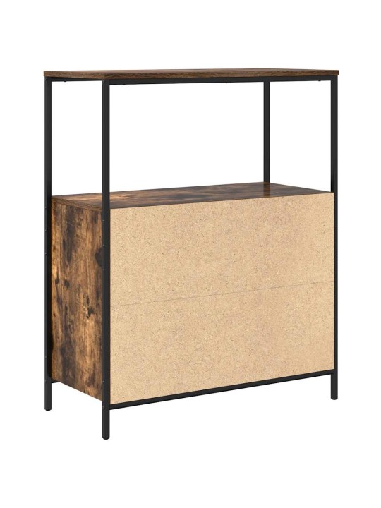 Koupelnová skříňka s policemi uzený dub 76,5x35x95 cm
