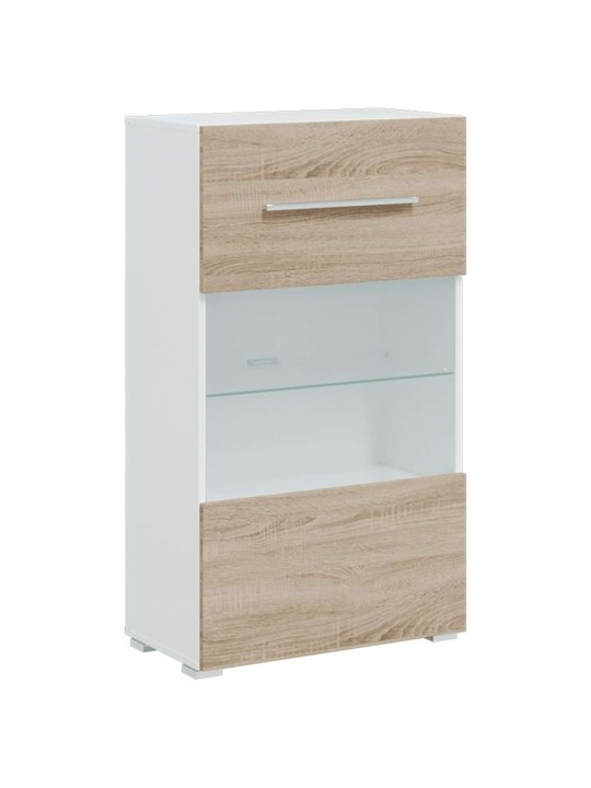 5dílná tv stolky s led osvětlením dub sonoma kompozit