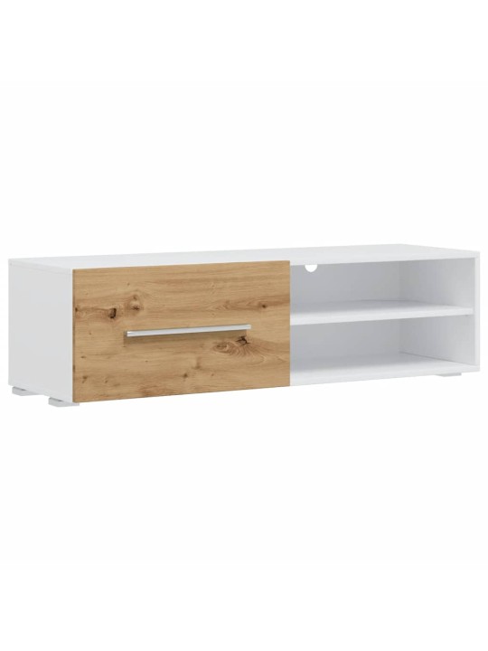 5dílná tv stolky s led osvětlením dub artisan kompozitní dřevo