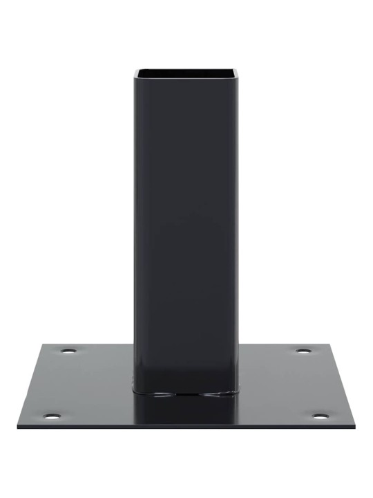 Podstavce pod sloupky čtvercové 4 ks antracit 51x51 mm