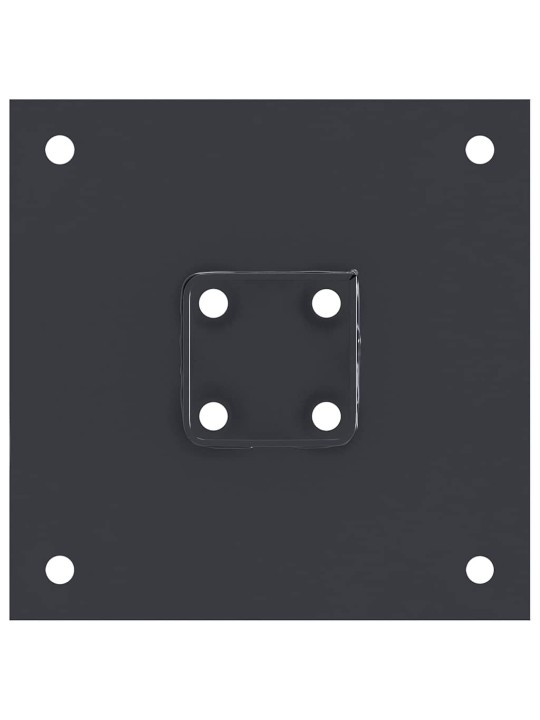 Podstavce pod sloupky čtvercové 4 ks antracit 51x51 mm
