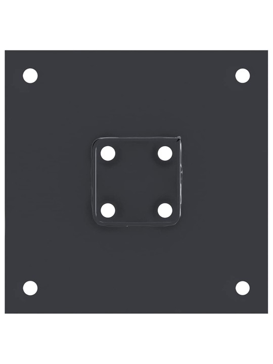 Podstavce pod sloupky čtvercové 4 ks antracit 51x51 mm