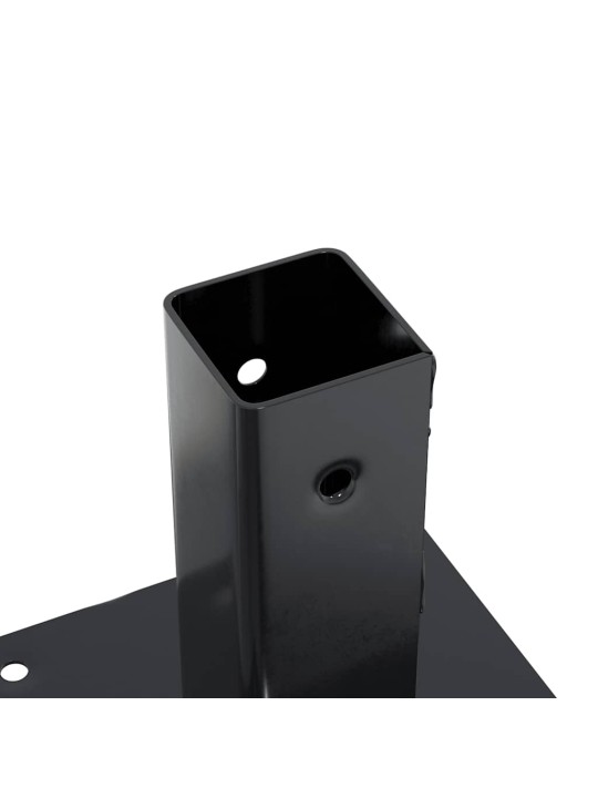 Podstavce pod sloupky čtvercové 4 ks antracit 51x51 mm