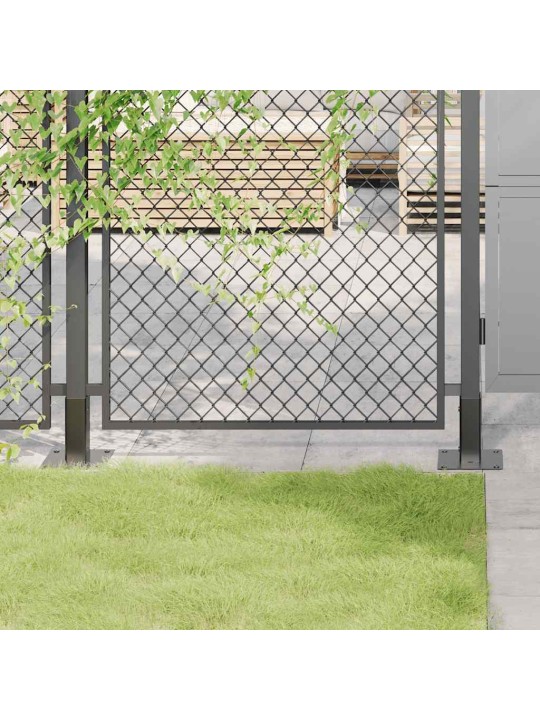 Podstavce pod sloupky čtvercové 4 ks antracit 51x51 mm