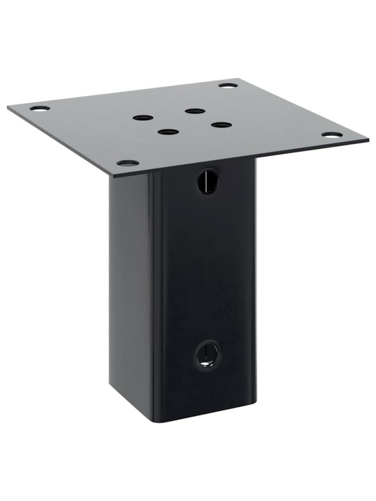 Podstavce pod sloupky čtvercové 4 ks antracit 61x61 mm